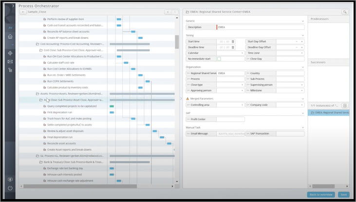 screenshot of Redwood Finance Automation